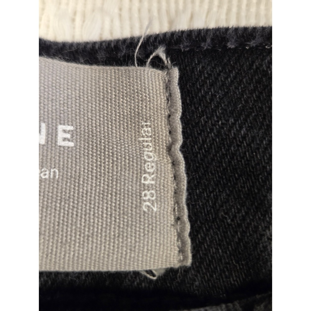 Everlane The Original Cheeky Jean Women 28 Black High Rise Straight Leg Organic - Picture 4 of 9